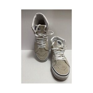 Beige High-Top Sneakers